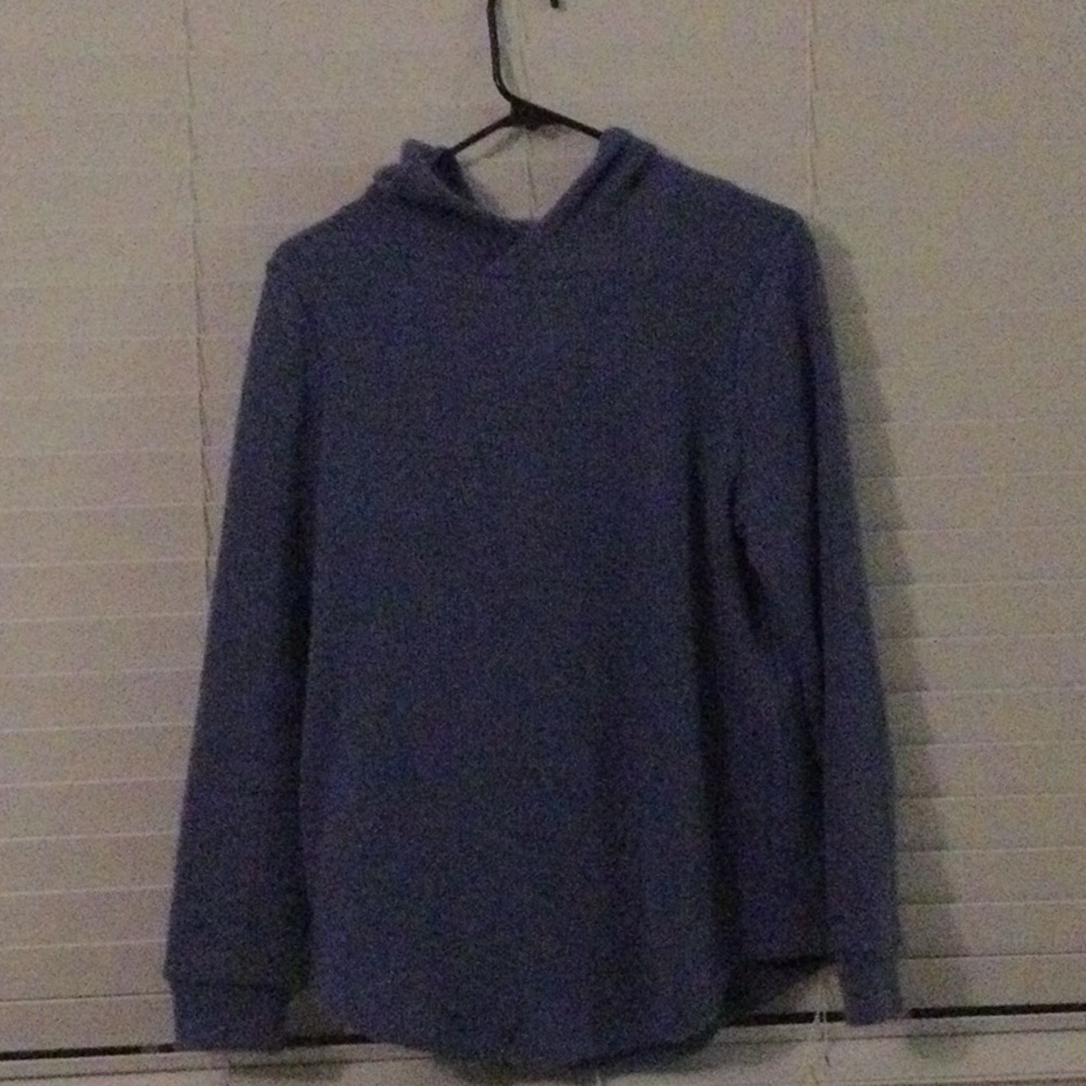 Corn silk blue sweater hoodie